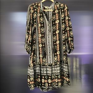 Patterned HOLDING HORSES dress
